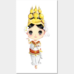 Chibi Cambodian Posters and Art